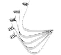 UPKOCH 5pcs Shape Spring Snap Clips Lightweight Kayak Paddle Buckles for Tent Poles DIY Boat Locking Clips Efficient Space-saving Accessories