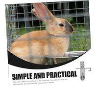 UPKOCH 5Pcs Stainless Steel Automatic Bunny Waterer Nozzles Rabbit Feeding Tools Livestock Drinkers Save Water and Labor for Farm