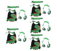 UPKOCH 5sets Boy Girl Wrist Strap Safety Leash Boy Girl Harness Dinosaur Pattern and Walking Reins Lost Wrist Bands