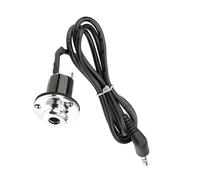 UPKOCH 6.35Mm Female End Pin Jack Socket End Pin Cable Guitar Output Socket Easy Installation Exceptional Sound Quality Black for Acoustic Guitar Stereo Lead