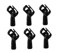 UPKOCH 6 Pcs H Shaped Microphone Clips for Wireless Mic Heavy Duty Holders Compatible with Microphone Stands Easy to Install