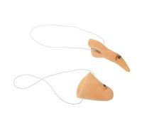 UPKOCH 6 Sets Witch Nose and Chin Prop with Elastic Band Realistic Scary Hooked Nose for Halloween Wizard Costume Accessories Comfortable Fit for Adults for Carnival Cosplay Party