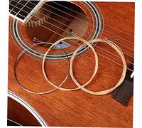 UPKOCH 60Pcs Acoustic Guitar Strings Folk Guitar Accessories Wound Warm Tone Easy Playability for Beginners and Performers One Box