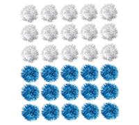 UPKOCH 60pcs Glitter Tinsel Pom Pom Balls Interactive Cat for Kittens and Cats Sparkle Playthings for Exercise Chase and Active Fun to Reduce Boredom and Scratching
