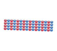 UPKOCH 64 Pcs Tabletop Game Pucks for Family Fun Durable Rolling Beads for Football Roll Balls and Mini Shuffleboard Lightweight Accessories for Indoor Soccer and Curling Games