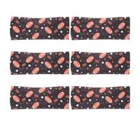 UPKOCH 6pcs Athletic Headbands Sweatbands for Youth Unisex Elastic Moisture Wicking Sports Headband for Football, Running, Fitness and Soccer Training