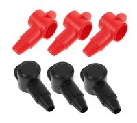 UPKOCH 6pcs Battery Terminal Covers Protective Caps for Car and Rv Battery Ends Insulated Sleeves Prevent Short Circuits