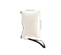 UPKOCH 6pcs Beige Blank Fabric Makeup Pouches with Wristlet Hanging Travel Toiletry Bags for Women Multifunctional Cosmetic Organizer for DIY Craft Pencil Case and Daily Essentials