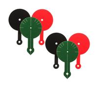 UPKOCH 6pcs Billiard Aim Trainer Pad Cotton Fabric Pool Cue Training Tool for Snooker and Eight Ball Practice Easy Installation and Use for Beginners and Professionals