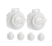UPKOCH 6pcs Car Washing Machine Button Safety Lock Button Protection Covers for Washing Machine and Car Boy Girl Easy to Install