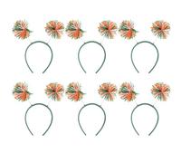 UPKOCH 6pcs Colorful Hairball Headband: Knitted Pom Pom Headwear for Carnival Celebration Birthday Party Halloween Dress Up Fairy Headpiece