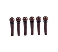 UPKOCH 6pcs Copper Guitar String Studs for Acoustic Guitar Bridge Replacement with Enhanced Sound Quality