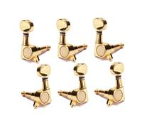 UPKOCH 6pcs Electric Acoustic Guitar Tuning Pegs Keys Locking Tuner Machine Heads Gold Plated for Guitar Tuning and Tone