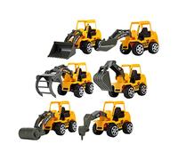 UPKOCH 6Pcs Excavator for Inertia Drive Engineering Car Models for Promotes Creativity Social Skills for Boys Playtime