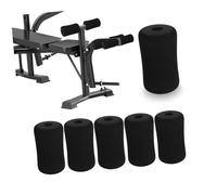 UPKOCH 6pcs Foam Foot Pads for Weight Bench Leg Extension Equipment Comfortable Replacement Roller Covers for Home Gym Foam Padding for Enhanced Workout Support