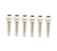 UPKOCH 6pcs Folk Guitar Bridge Pins Durable Quality Acoustic Guitar Accessories for Enhanced Sound Replacement for Old Broken Pins