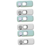 UPKOCH 6pcs for Fridge and Cabinet Doors Adhesive Childproof Lock Material Easy to Install Protect Your from Accidental Injuries