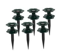 UPKOCH 6pcs Garden Hose Guide Spikes Lawn Stakes Water Hose Holder Stand for Flower Beds Tubing Support Easy Install Multifunctional Protection