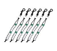UPKOCH 6Pcs Golf Score Counter Durable Plastic Golf Bead Counting Device with Key Chain Clip for Precision Score Tracking and Game Strategy Analysis