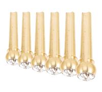 UPKOCH 6pcs Guitar Bridge Pins Replacement for Acoustic Guitars Durable Tuning Pins Simple Design for Enhanced Sound Quality and Unique Appearance