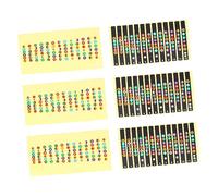UPKOCH 6pcs Guitar Fretboard Stickers Decals for Compatible Acoustic Electric and Classical Guitars Music Theory Accessories