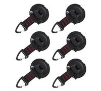 UPKOCH 6pcs Heavy Duty Suction Cups with Rotating Hooks Strong Suction Anchor for Car Awning Rv Boat Window Camping Tarp Tie Down