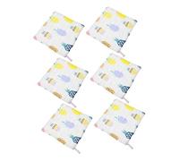 UPKOCH 6pcs High Absorbency Muslin Washcloths Cotton Babys Face Cleaner Soft Home Towel Non-Pilling