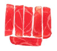 UPKOCH 6pcs Lifelike Artificial Beef Rolls for Hotpot Restaurant Display Realistic Faux Meat Props with Detailed Texture and Color Food Models for Window Decoration and Marketing