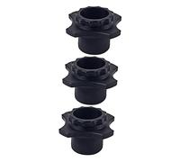 UPKOCH 6pcs Microphone -slip Silicone Base Non-skid Drop Resistance Ring for Mic Protection Fits Various Stage Microphones Ktv Replacement Accessory Black