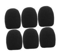 UPKOCH 6Pcs Mini Lavalier Mic Windscreen Covers Durable Protection for Headset Microphones for Live Streaming and Interviews Compact Design for