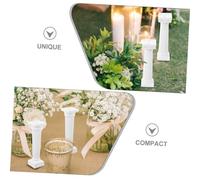 UPKOCH 6pcs Mini Roman Column Statue for Photography Props and Sand Table Decor Smooth Surface Pillar Ornaments with Stable Design for Home Wedding Garden Pedestals Desktop Zen Garden