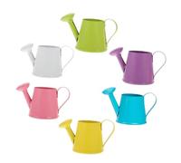 UPKOCH 6Pcs Mini Watering Cans for Indoor Plants Lightweight Handheld Watering Jugs in Colors Compact Teaching Aids and Decorative Pots for Photography Props