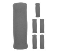UPKOCH 6pcs Non-Slip Sponge Crutch Handle Covers Gray, Walking Cane Grip Cushions for Seniors, Protective Walker Handle Grip Pads for Elderly Mobility Aids