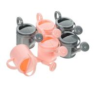 UPKOCH 6pcs Plastic Miniature Watering Kettle Toy Cute Garden Props Small Bucket for Plant Care Flower Watering Can