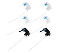 UPKOCH 6pcs Plastic Trigger Sprayer Nozzles for 24/410 Neck Bottles, Garden Care and Convenient Operation Spray Bottle Replacement Heads Suitable for Plants and Flowers