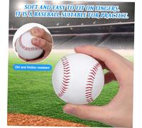 UPKOCH 6pcs Practice Baseballs for High Elasticity Training Balls with Improved Grip and Stable Flight Path Indoor Outdoor Use for Throwing Catching Skill Development