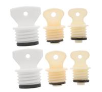UPKOCH 6pcs Replacement Hot Water Bottle Plugs Rubber Sealing Caps with Washers Small Medium Large Stopper Set for Hot Water Bags Winter Use