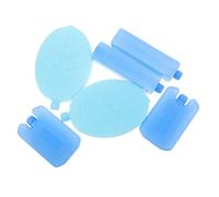 UPKOCH 6pcs Reusable Ice Packs for Lunch Boxes Cool Bags Compact Travel-friendly Freezer Blocks for Food Shipping Air Cooler Fans Portable Ice Bricks for Outdoor Picnic Cooling