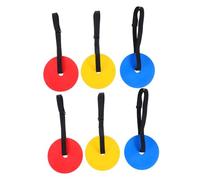 UPKOCH 6pcs Soccer Hanging Target with Adjustable Straps for Football and Hockey Practice Portable Training Equipment for Youth Skill Development Clear Visibility for Improved Accuracy