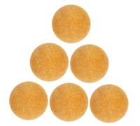UPKOCH 6Pcs Table Foosball Balls Yellow Soccer Replacement Balls for Standard Football Games for Art Projects Birthday Decorations and Fun Events