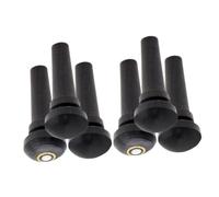 UPKOCH 6pcs Violin Ebony Endpins Fit Replacement Pegs for All Violin Brands Durable Solid Ebony Design Practical Spare Parts for Enhanced Performance