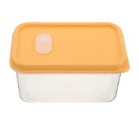 UPKOCH 700ml Yellow Plastic Soup Lunch Container with Leakproof Design and Freezer Safe Feature, for Kitchen Storage and Food Freezing, for Travel and Meal Prep