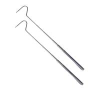 UPKOCH 71cm Stainless Steel Retractable Snake Hook Lightweight Reptile Grabbing Tool Ergonomic Handle for Safe Catching