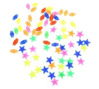 UPKOCH 72pcs Bicycle Spoke Beads Decorations PP Resin Wheel Beads Easy Bike Accessories for Bikes and Standard Bicycle Spokes Creative Star and Long