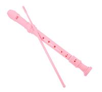 UPKOCH 8-hole Pink Soprano Recorder for Beginners and Teens, Lightweight Abs Material with Cleaning Rod and Black Storage Bag, Easy Maintenance Musical Instrument Gift for Christmas