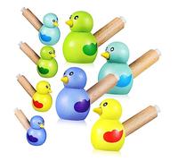 UPKOCH 8 Pcs Wooden Cartoon Bird Whistles for Smooth Lightweight Musical for Early Music Development and Educational Play