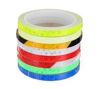 UPKOCH 8 Rolls Night Reflective Stickers Noctilucence Decals for Bikes Road Safety Warning Adhesive Bike Reflectors Visible From Distance