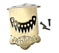 UPKOCH 8 String Metal Mandolin Tailpiece String Bridge for Arched Top Mandolins Enhances Tone Sustain Durable Easy to Install