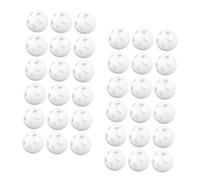 UPKOCH 80pcs Rattle Balls Inserts for Toys Plastic Crochet Rattle Replacement Parts for Stuffed Animals DIY Noise Maker Boys and Girls Shaking Bell Toys