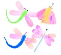 UPKOCH 8pcs Cat Teaser Worm Replacement Interactive Cat Wand Toys for Pet Play at Home Outdoor